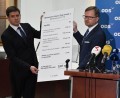 ODS vystavila účtenku za EET, je na ní částka 3,87 miliardy